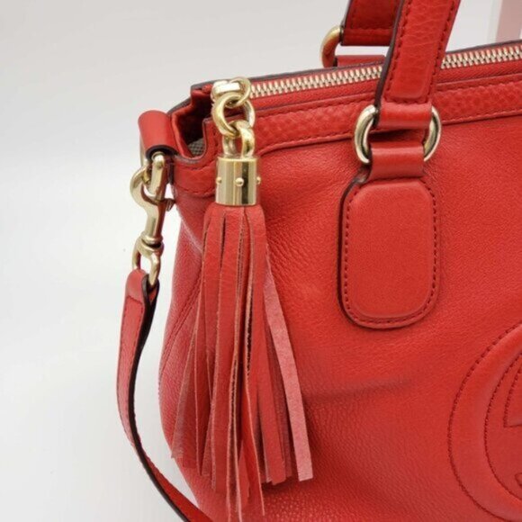 Gucci GG Soho Red Shoulder Bag 585-081825 - Picture 7 of 14